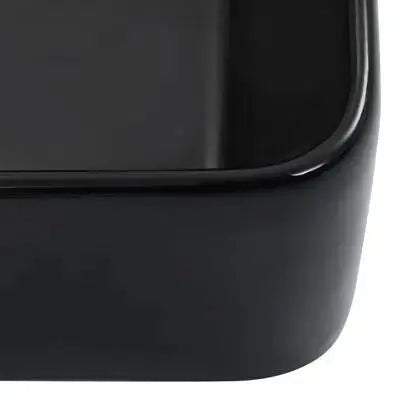 Lavandino 40x30x13 cm in Ceramica Nero