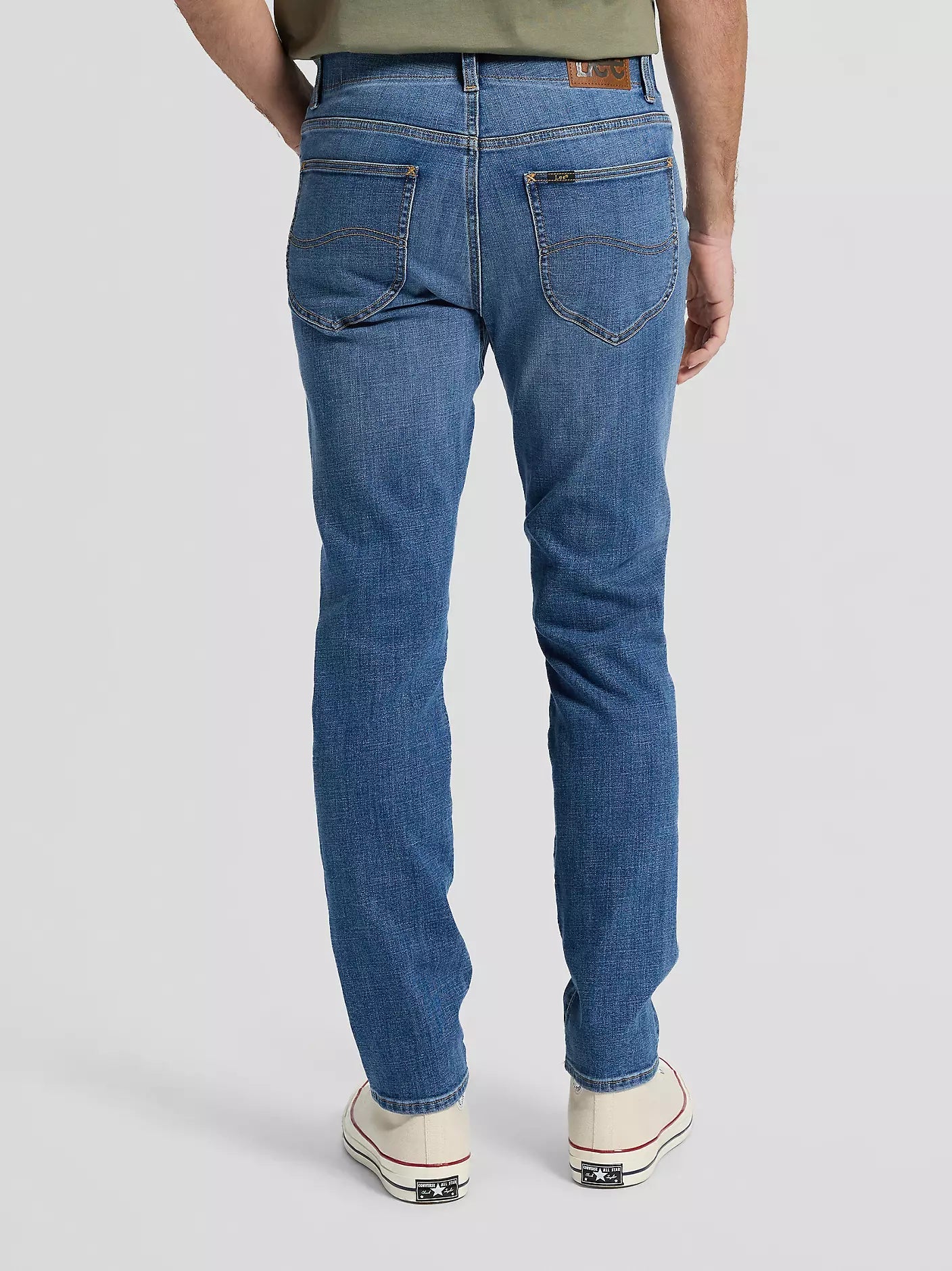 Lee Pantalone Jeans Uomo Slim MVP 112376321 Blue Print