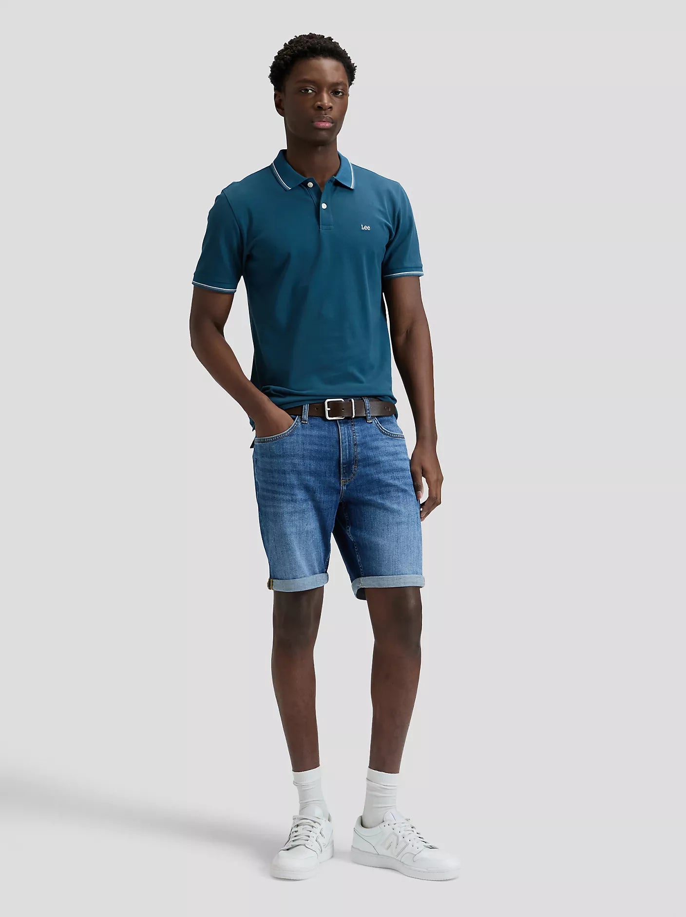 Lee Rider Slim Bundy 112376385 – Bermuda Jeans Uomo