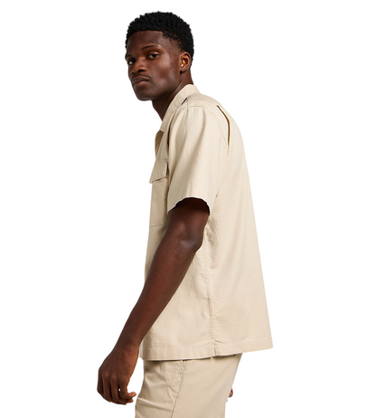 Lee camicia da uomo manica corta Chetopa 112349047 beige