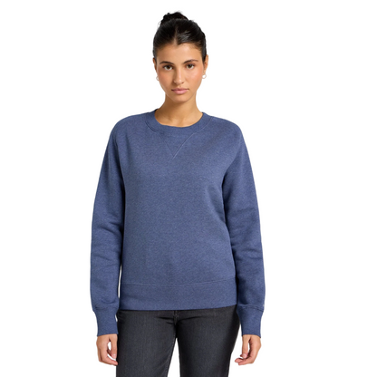 Lee felpa girocollo da donna Raglan 112355097 indaco