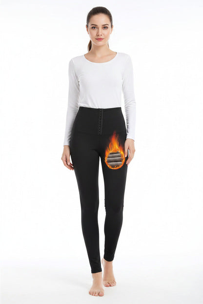 Leggings felpati donna sport gym