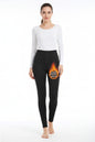 Leggings felpati donna sport gym