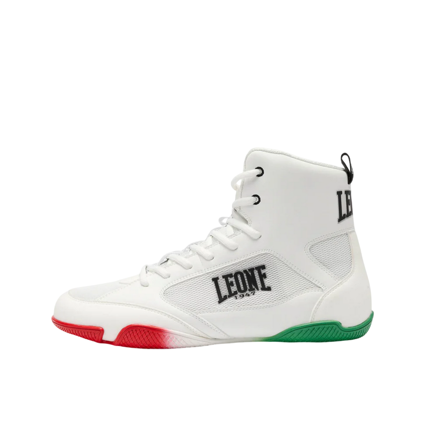Leone 1947 Stivaletti Premium CL110 Bianco – Scarpe da Boxe Unisex, Comfort e Stabilità