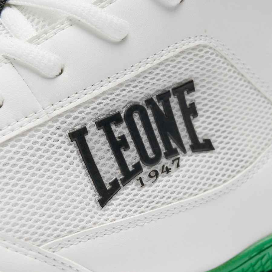 Leone 1947 Stivaletti Premium CL110 Bianco – Scarpe da Boxe Unisex, Comfort e Stabilità