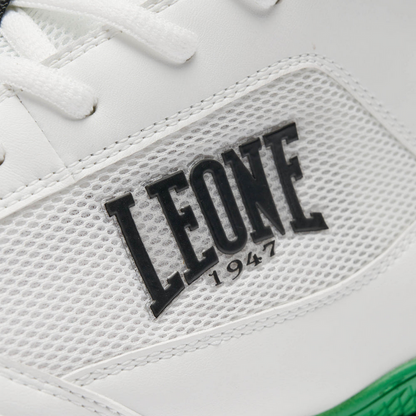 Leone 1947 Stivaletti Premium CL110 Bianco – Scarpe da Boxe Unisex, Comfort e Stabilità
