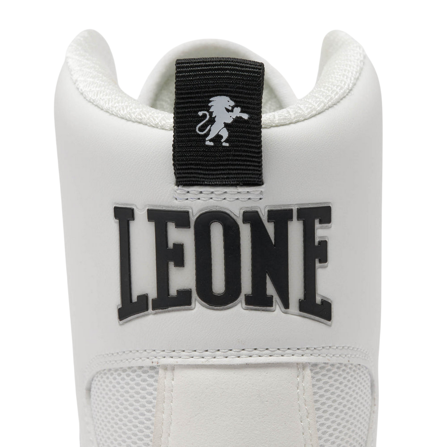 Leone 1947 Stivaletti Premium CL110 Bianco – Scarpe da Boxe Unisex, Comfort e Stabilità