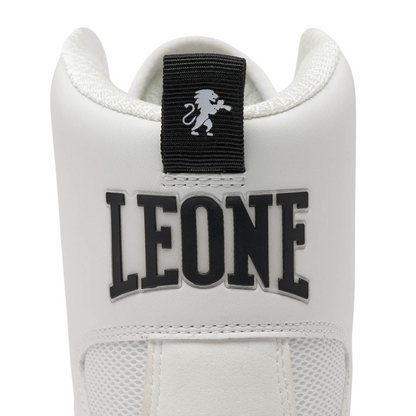 Leone 1947 Stivaletti Premium CL110 Bianco – Scarpe da Boxe Unisex, Comfort e Stabilità
