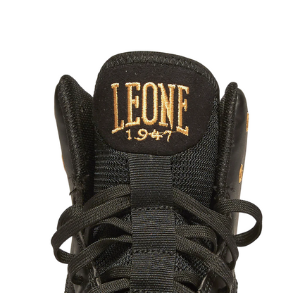 Leone 1947 Stivaletti Premium CL110 Nero – Scarpe da Boxe Unisex, Comfort e Stabilità