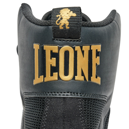 Leone 1947 Stivaletti Premium CL110 Nero – Scarpe da Boxe Unisex, Comfort e Stabilità
