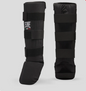 Leone Basic Shin Guards PT132 Black – Unisex shin guards, training protection, adjustable hook and loop closure