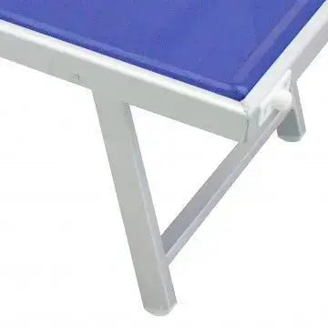 Liege Bari Blau: Aluminium und Textilene, 181x61x38 cm