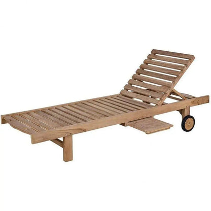 Liege Lidia aus massivem Teakholz 208x65x35cm