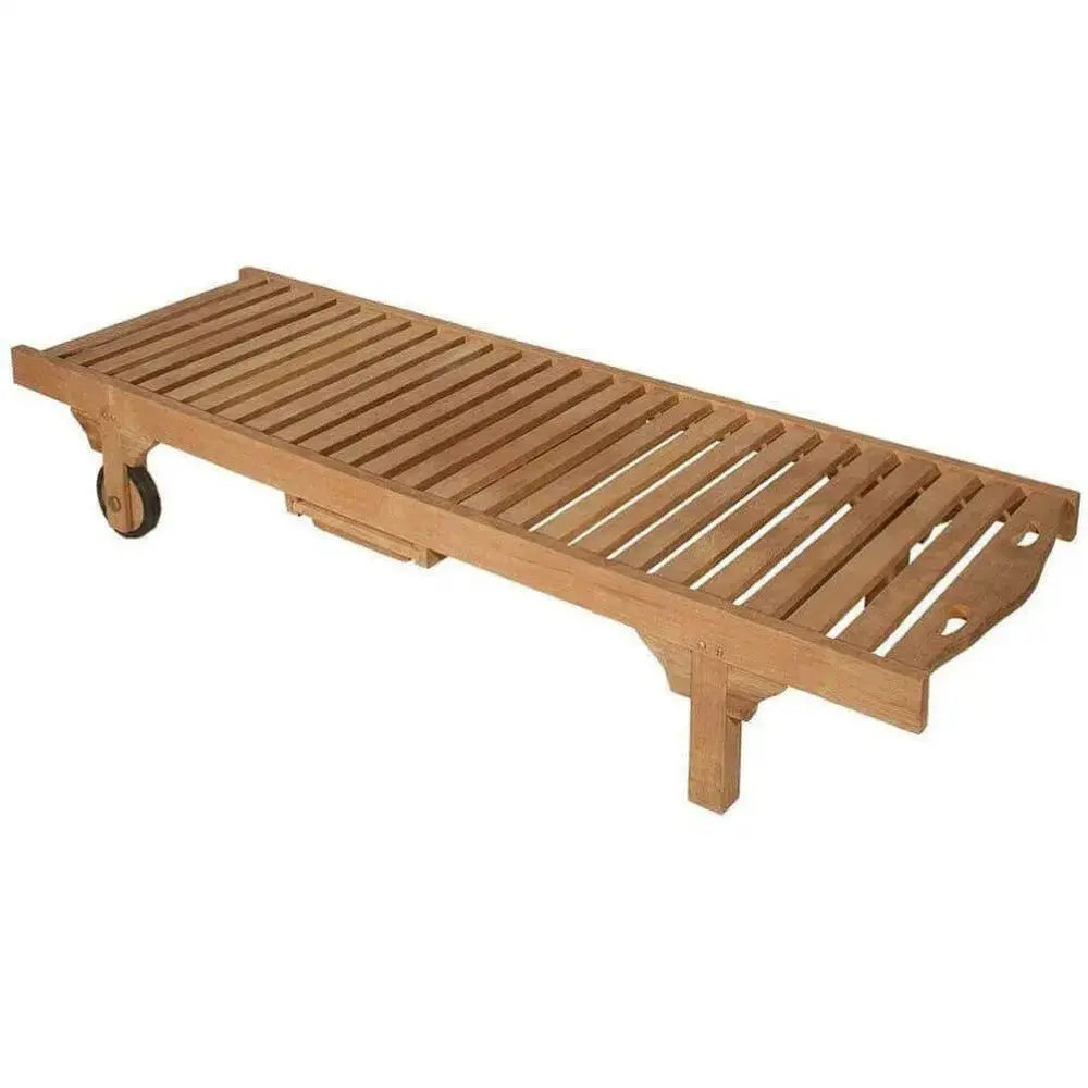 Liege Lidia aus massivem Teakholz 208x65x35cm