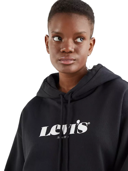 Levi's Felpa con cappuccio 184870004 caviar black