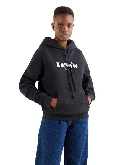 Levi's Felpa con cappuccio 184870004 caviar black