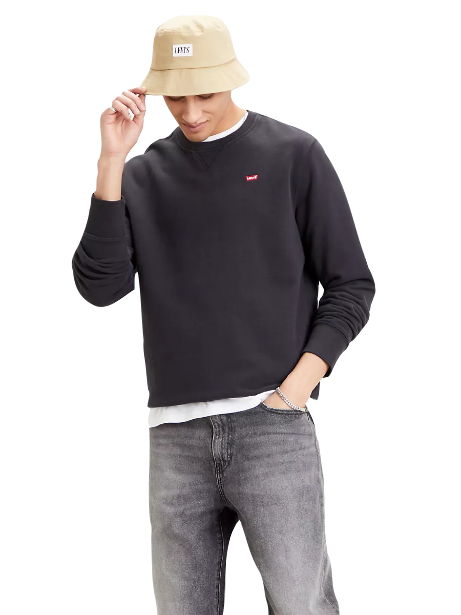 Levi's Housemark Original 359090003 Felpa Girocollo Uomo Nero