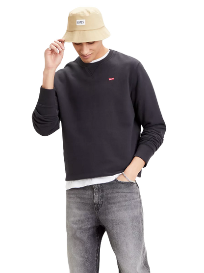 Levi's Housemark Original 359090003 Felpa Girocollo Uomo Nero