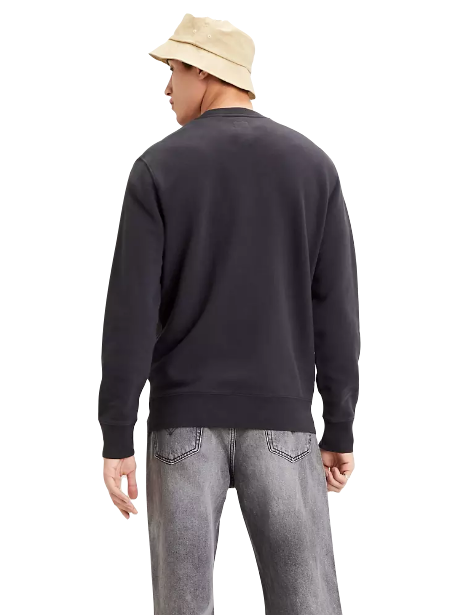 Levi's Housemark Original 359090003 Felpa Girocollo Uomo Nero