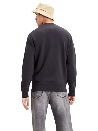Levi's Housemark Original 359090003 Felpa Girocollo Uomo Nero
