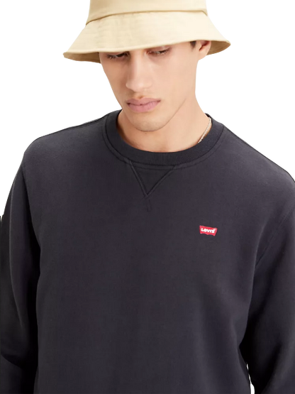 Levi's Housemark Original 359090003 Felpa Girocollo Uomo Nero