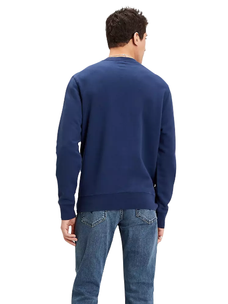 Levi's Housemark Original 359090001 Men's Blue Crewneck Sweatshirt