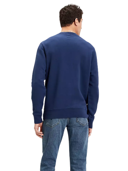 Levi's Housemark Original 359090001 Men's Blue Crewneck Sweatshirt