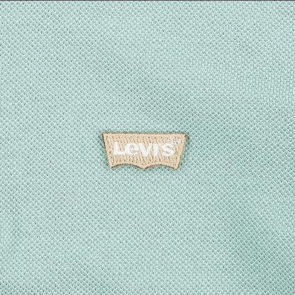 Levi's Kids Polo Piquet da ragazzo manica corta Back Neck Tape 8EA893-BIF 9EA893-BIF acqua