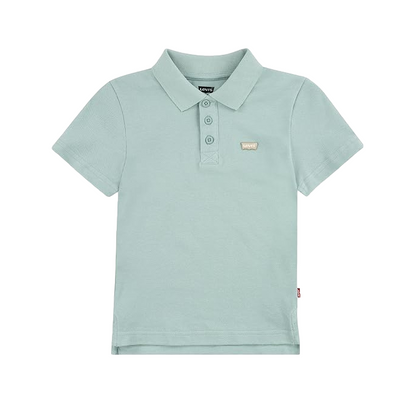 Levi's Kids Polo Piquet da ragazzo manica corta Back Neck Tape 8EA893-BIF 9EA893-BIF acqua