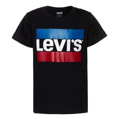 Levi's Kids maglietta manica corta ra ragazzi con logo Sportswear 9E8568-023 nero