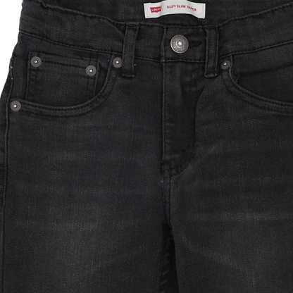Levi's Kids pantalone da bambino e ragazzo Jeans 512 Slim Taper 8E6728 K8C nero