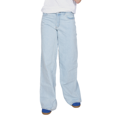 Levi's Kids pantalone jeans da ragazza a gamba larga '94 Baggy 4EK102-L7V blu chiaro