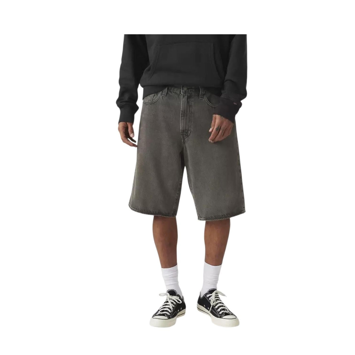 Levi's 478 Baggy Shorts 001JM0000 Overnight Bag Black Men