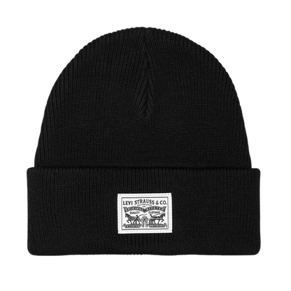 Levi's Berretto Backpatch 000J40003 Regular Black – Berretto Uomo 100% Cotone Maglia, Comfort, Stile Iconico e Recensioni Eccezionali