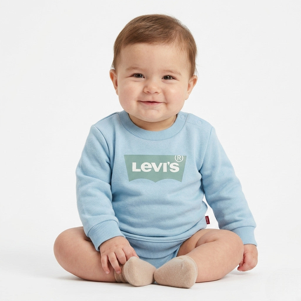 Levi's Kids Felpa Leggera Infant French Terry Batwing Forget Me Not - 6E9078-BF7