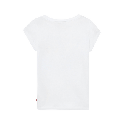 Levi's Kids maglietta manica corta da bambino con logo batwing 9E8157 001 bianco
