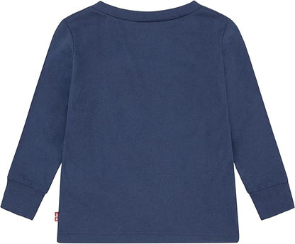 Levi's Kids maglietta manica lunga con Batwing 6E8646-C8D blu