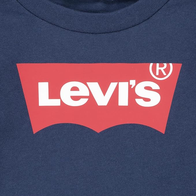 Levi's Kids maglietta manica lunga con Batwing 6E8646-C8D blu