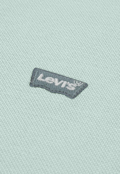 Levi's Kids polo manica corta junior con logo crest 8EA893-FAF cameo green