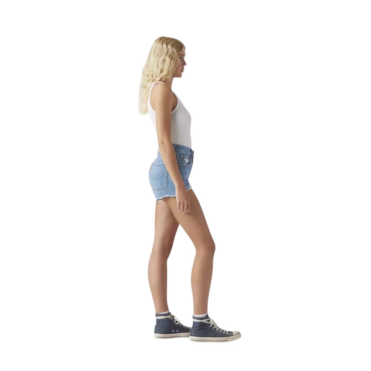 Levi's 501 Original Shorts 563270081 Athens Blu Donna
