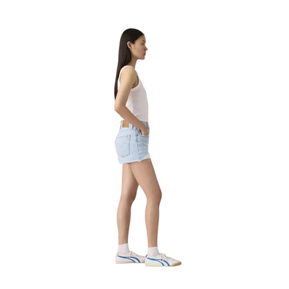 Levi's Short 501 Original High Rise 563270086 Luxor Heat Blu Donna