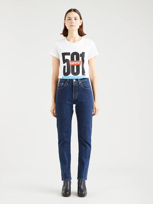 Levi's Jeans 501 Original Cropped 36200-0179 Blu Scuro Donna