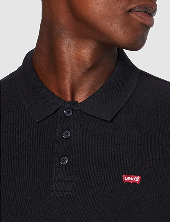 Levi's Polo manica corta da uomo Housemark 358830007 nero