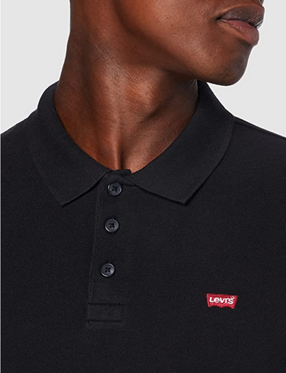 Levi's Polo manica corta da uomo Housemark 358830007 nero
