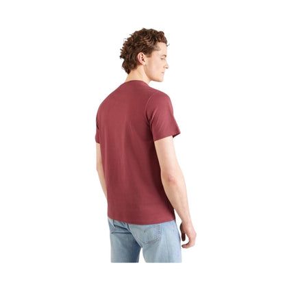 Levi's T-shirt Uomo Housemark Original Little Logo 566050308 Mattone
