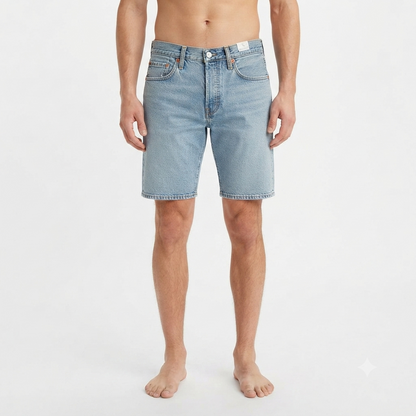 Levi's 405 Standard Bermuda Jeans Uomo Blu Medio - 398640177
