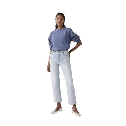 Levi's Jeans Ribcage Straight Ankle 726930282 Filter Her Blu Donna