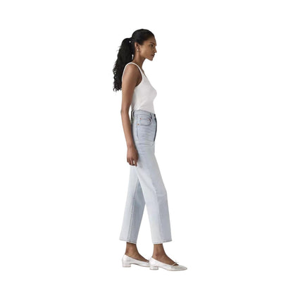 Levi's Jeans Ribcage Straight Ankle 726930282 Filter Her Blu Donna