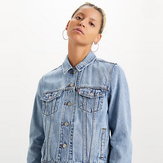 Levi's giacca in jeans da donna Jacket Trucker 299450100 denim all mine medium indigo