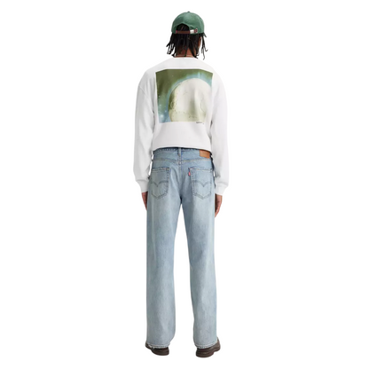 Levi's Jeans Uomo 568 Gamba Dritta 29037-0062 Baby Blue Essentials